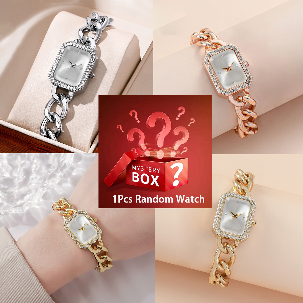 Steel Chain - Kotak misteri berisi 1 jam tangan
