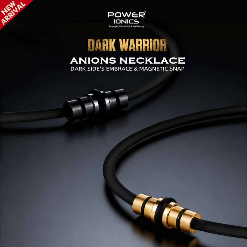 Ansi Chain - POWER IONICS Dark Warrior Black Gold