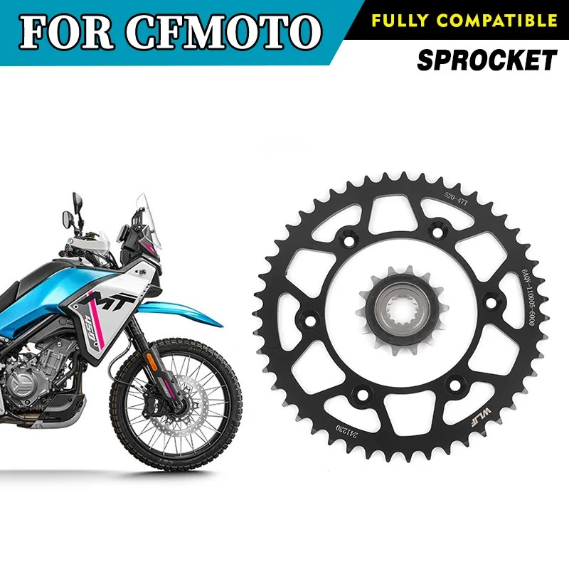 Motorcycle Parts Chain - Untuk CFMOTO 450MT 47 Gigi Rantai
