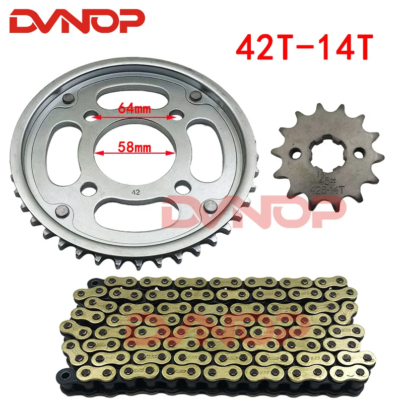 428 Chain - Sepeda Motor Depan Belakang Sprocket Chain