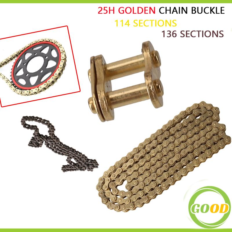 Bike Chain - Rantai Emas 25H 114, Rantai Hitam