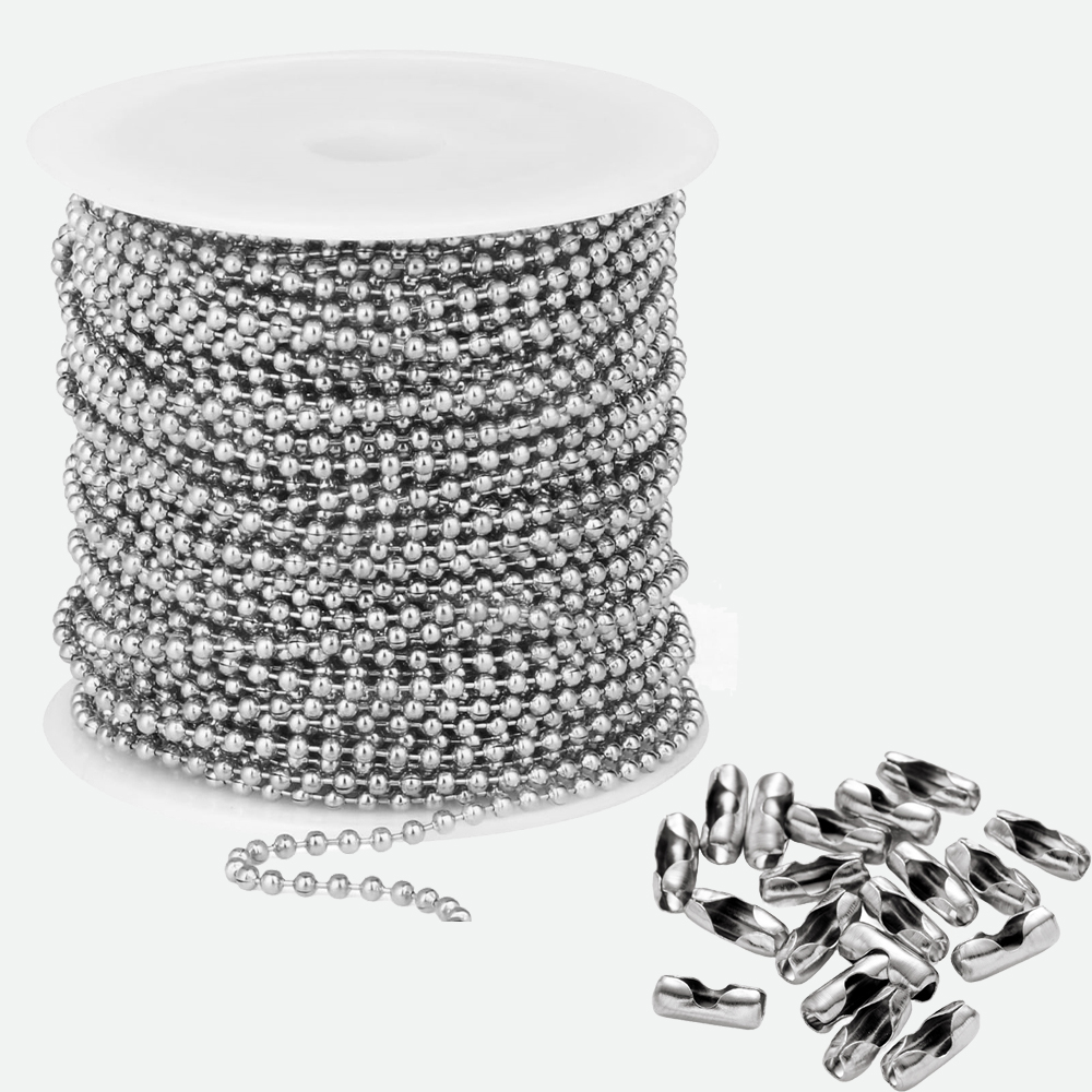Roller Chain - Rantai Bola Baja Anti Karat 10m
