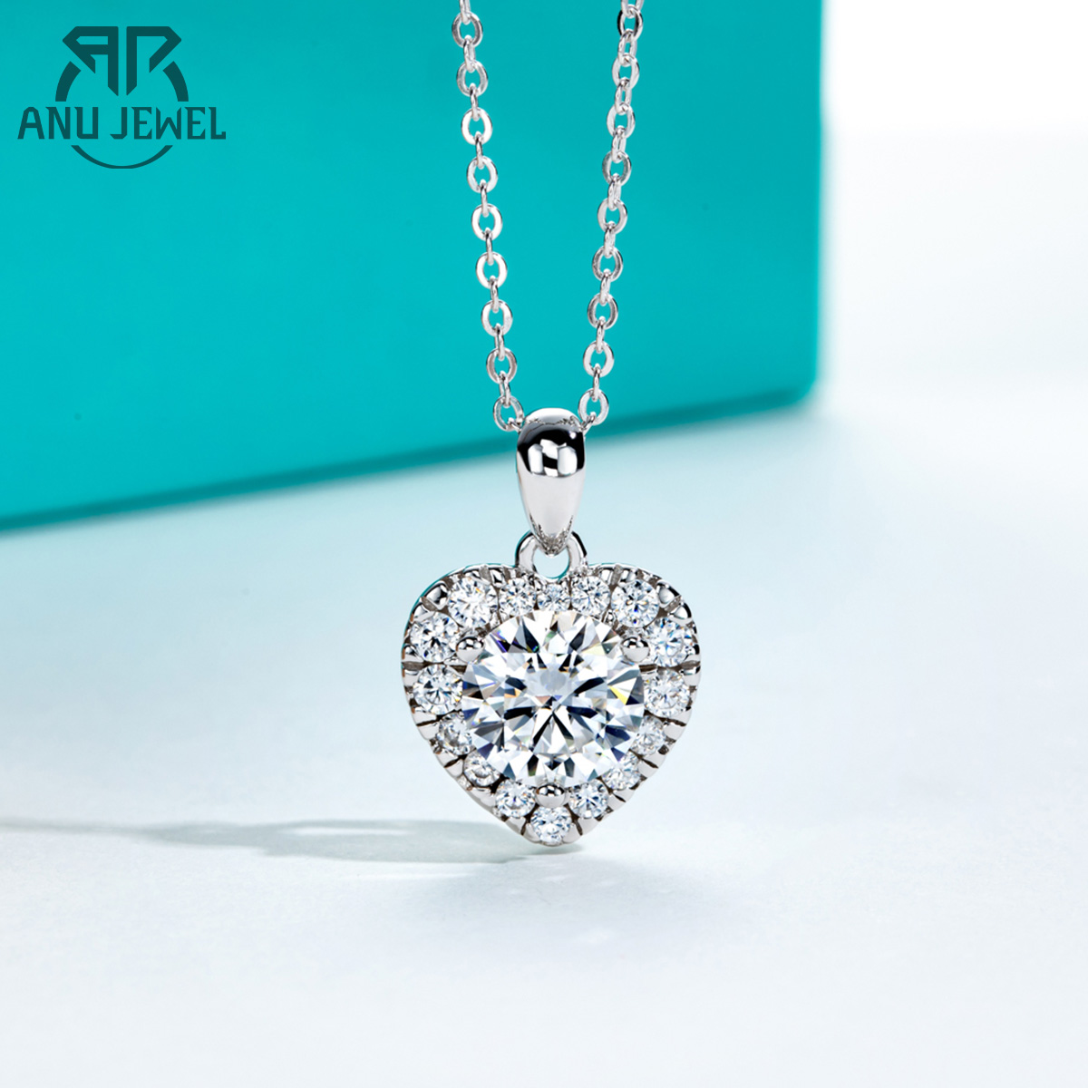 Ansi Chain - AnuJewel 2ct D warna Moissanite berlian