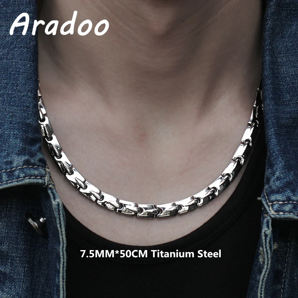 Kalung baja Titanium Anion Ant - Ansi Chain ulasan dan harga