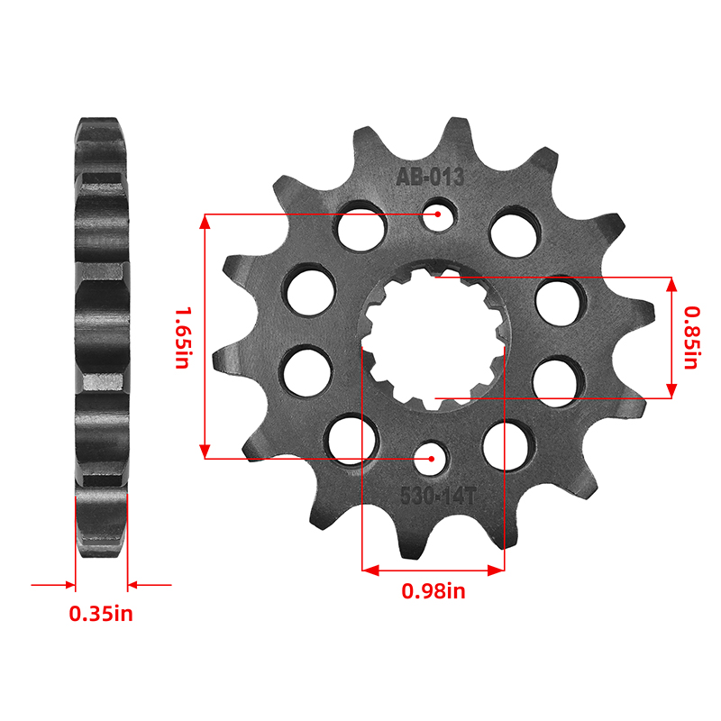 Roda Gigi Rantai Depan Belakan - 530 Chain ulasan dan harga