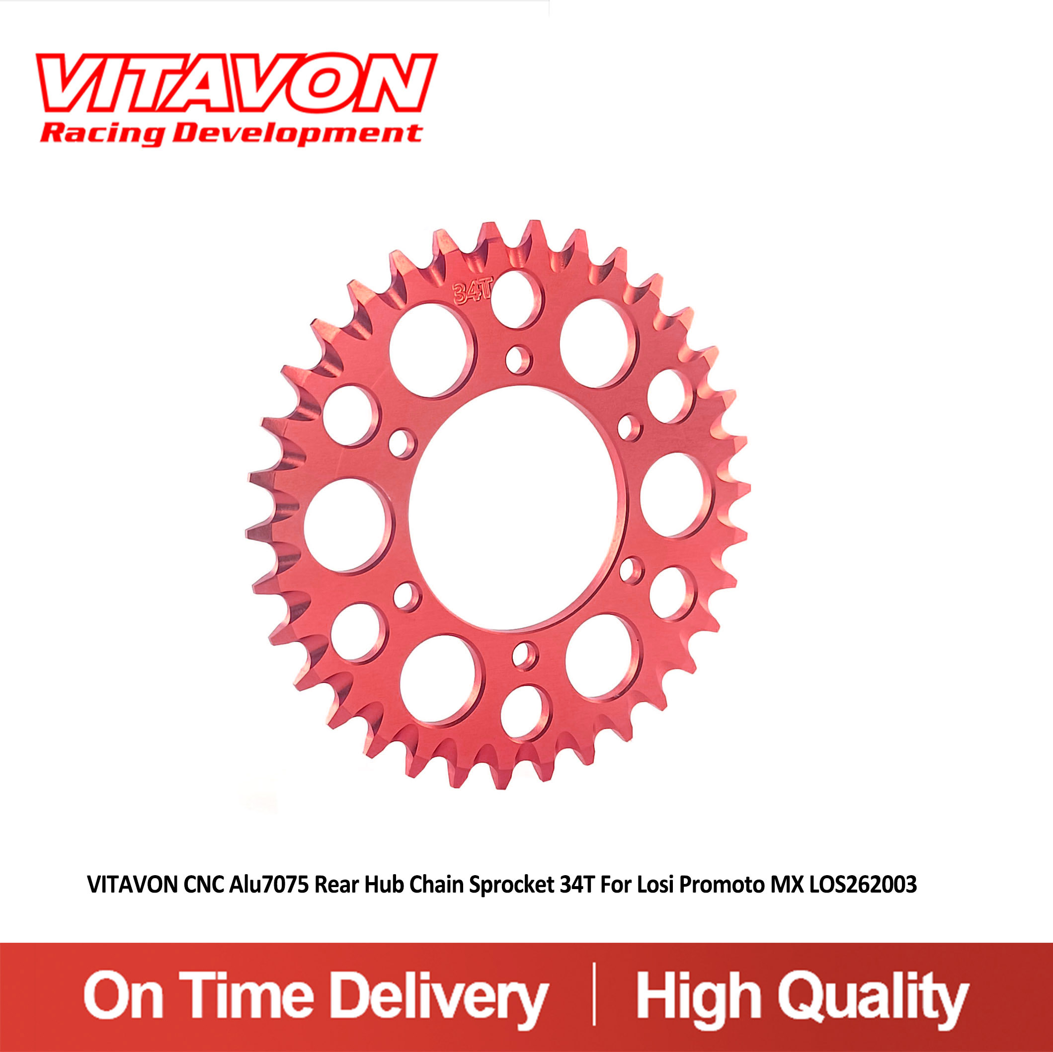 VITAVON CNC Alu7075 Sproket Ra - Chain Sprocket Set ulasan dan harga