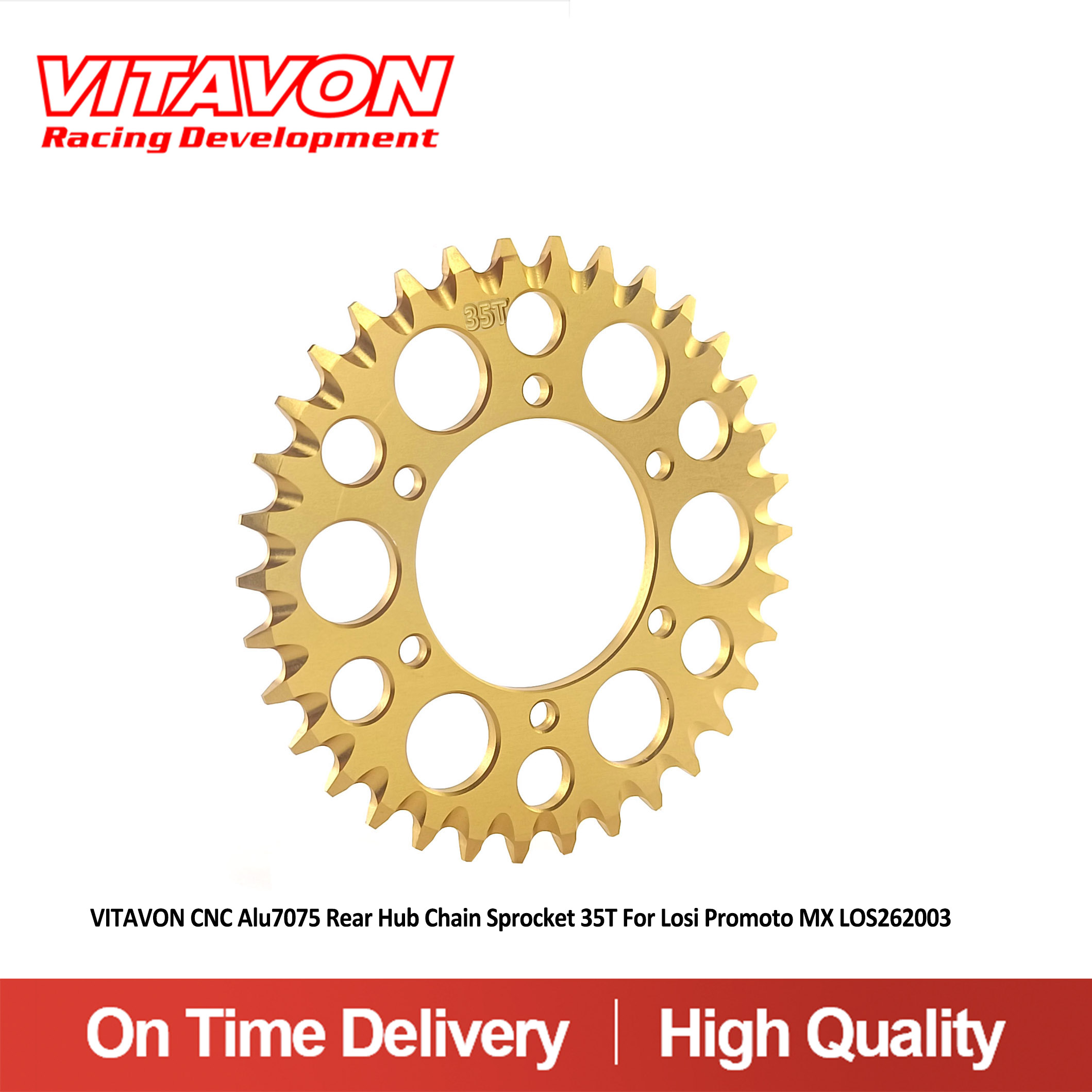 VITAVON CNC Alu7075 Sproket Ra - Chain Sprocket Set ulasan dan harga