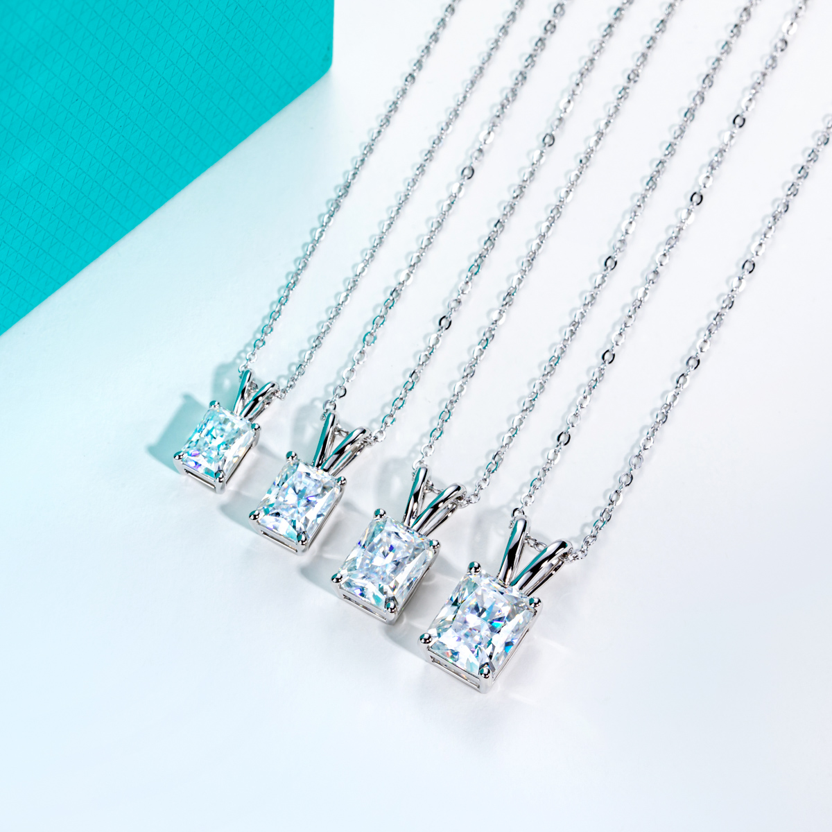 Kalung Liontin Berlian Moissan - Ansi Chain ulasan dan harga