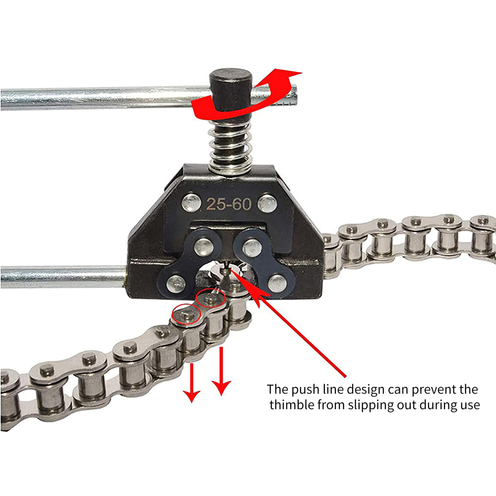 Rantai sepeda motor, rantai se - Chain Breaker ulasan dan harga