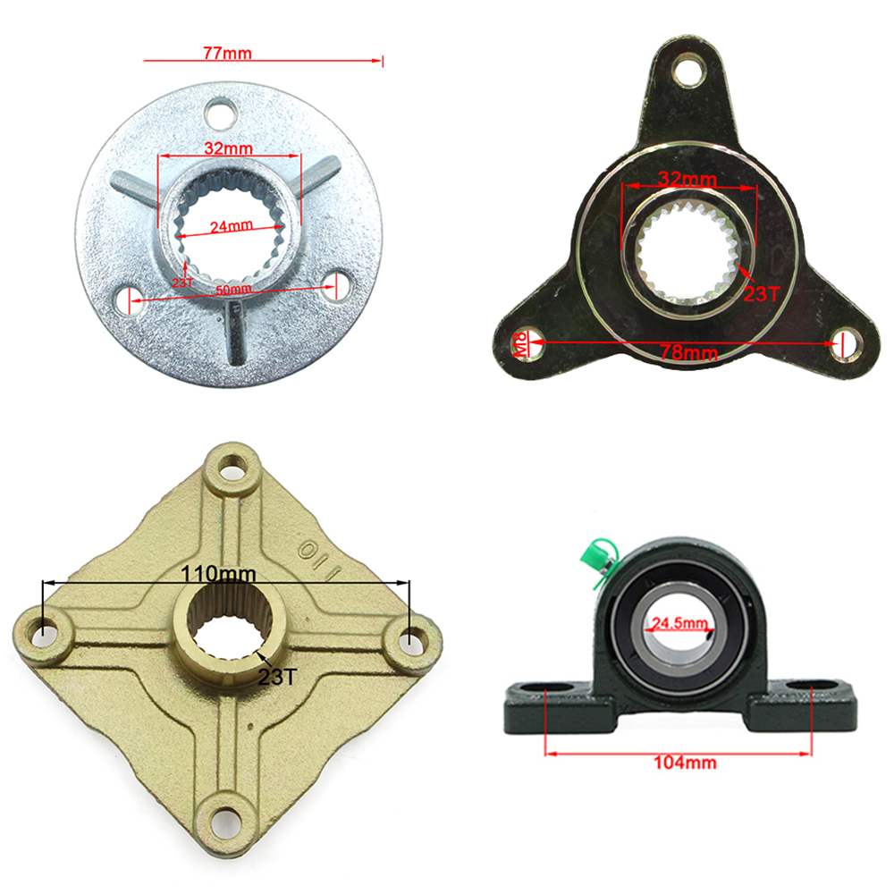 As Roda Belakang Go Kart 740mm - 428 Chain ulasan dan harga