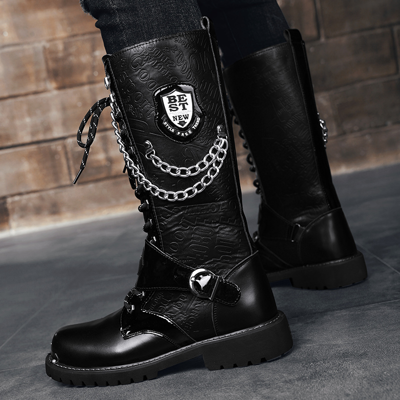 Sepatu Boots Pria Ukuran Besar - Motorcycle Chain ulasan dan harga