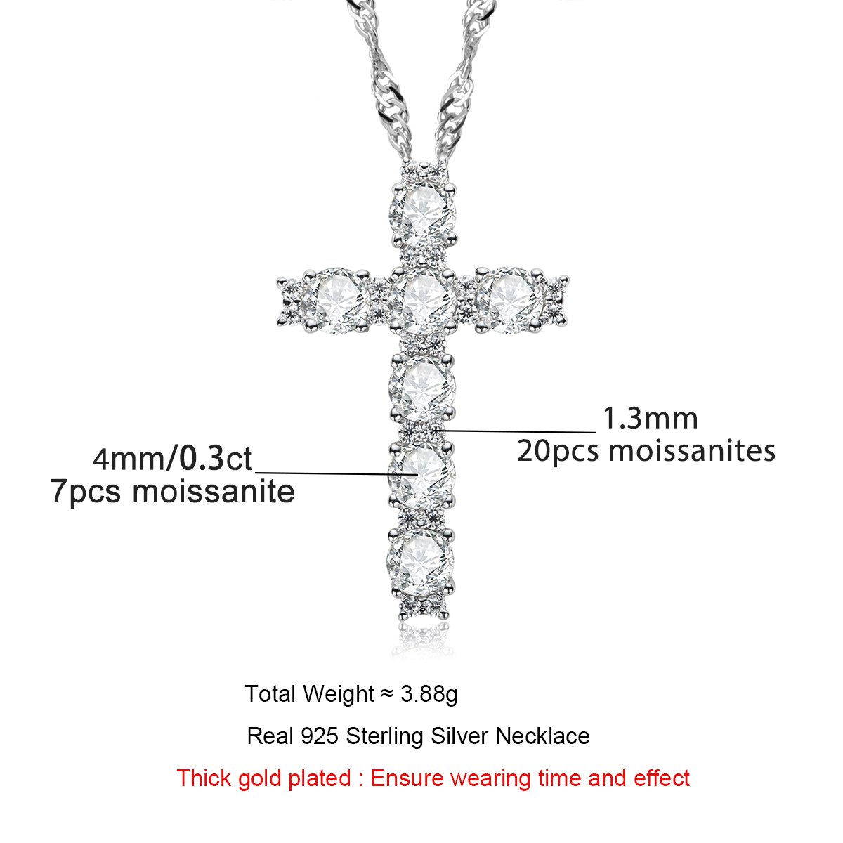 AnuJewel 4MM 2.1 Karat D Warna - Ansi Chain ulasan dan harga