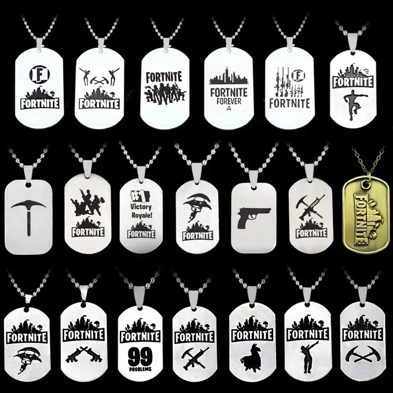 Kalung Anime Game Fortnite Kal - Steel Chain ulasan dan harga