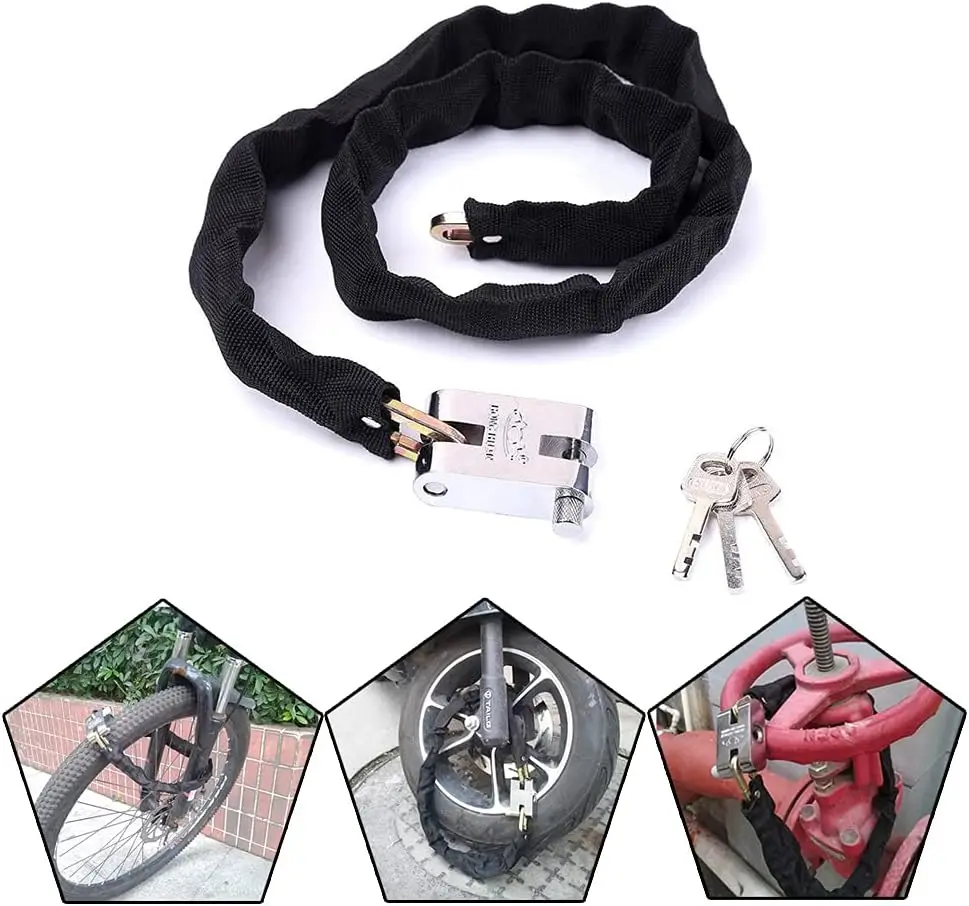 Kunci Sepeda Motor 1.2M 2M 3M, - Bike Chain ulasan dan harga